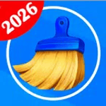 Cleaner: mobile phone cleaning icon