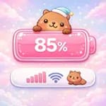 Emoji Battery Icon Customize icon