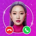 Prank Call and Chat With Idol app icon