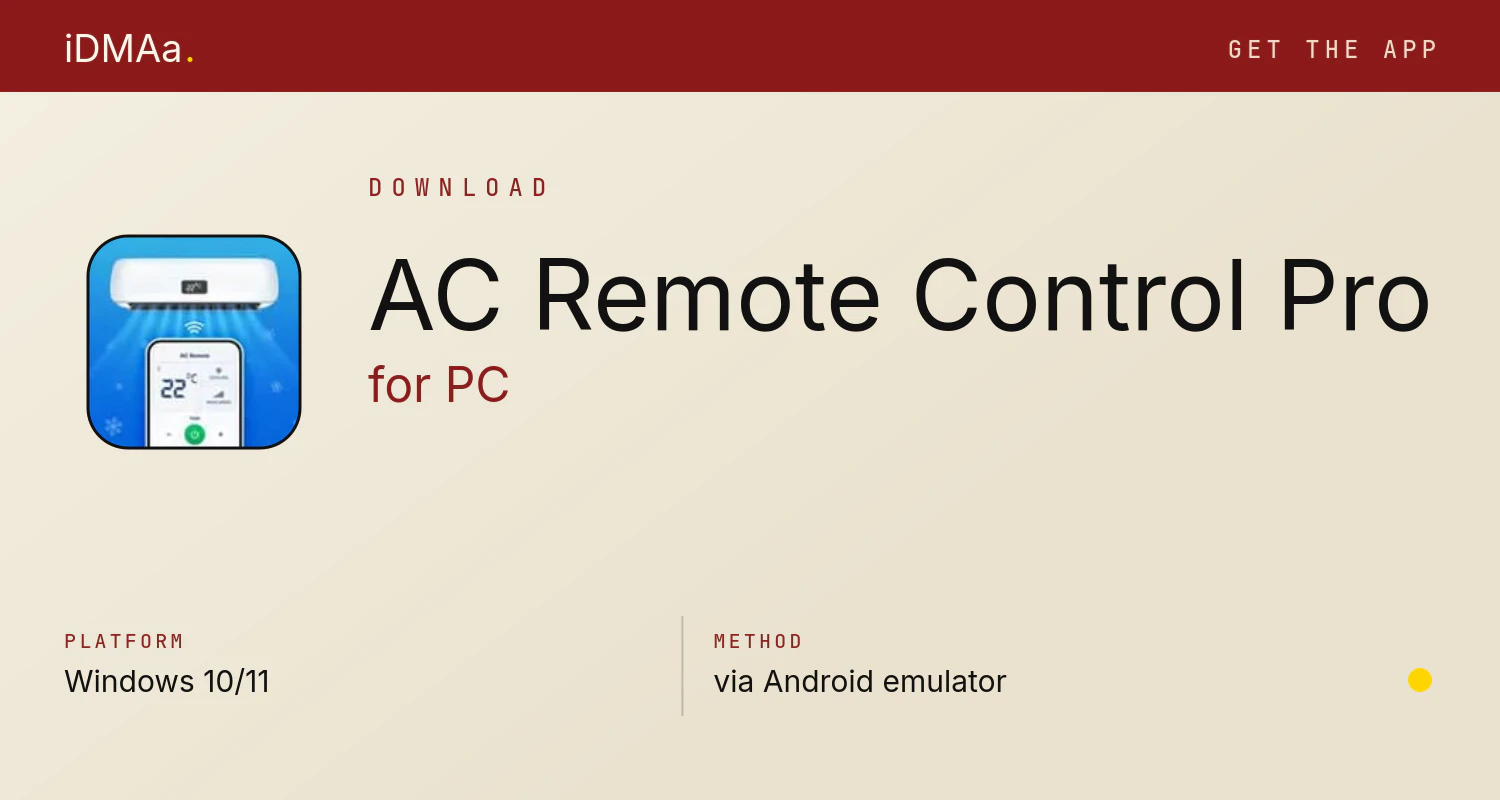 Download AC Remote Control Pro for PC