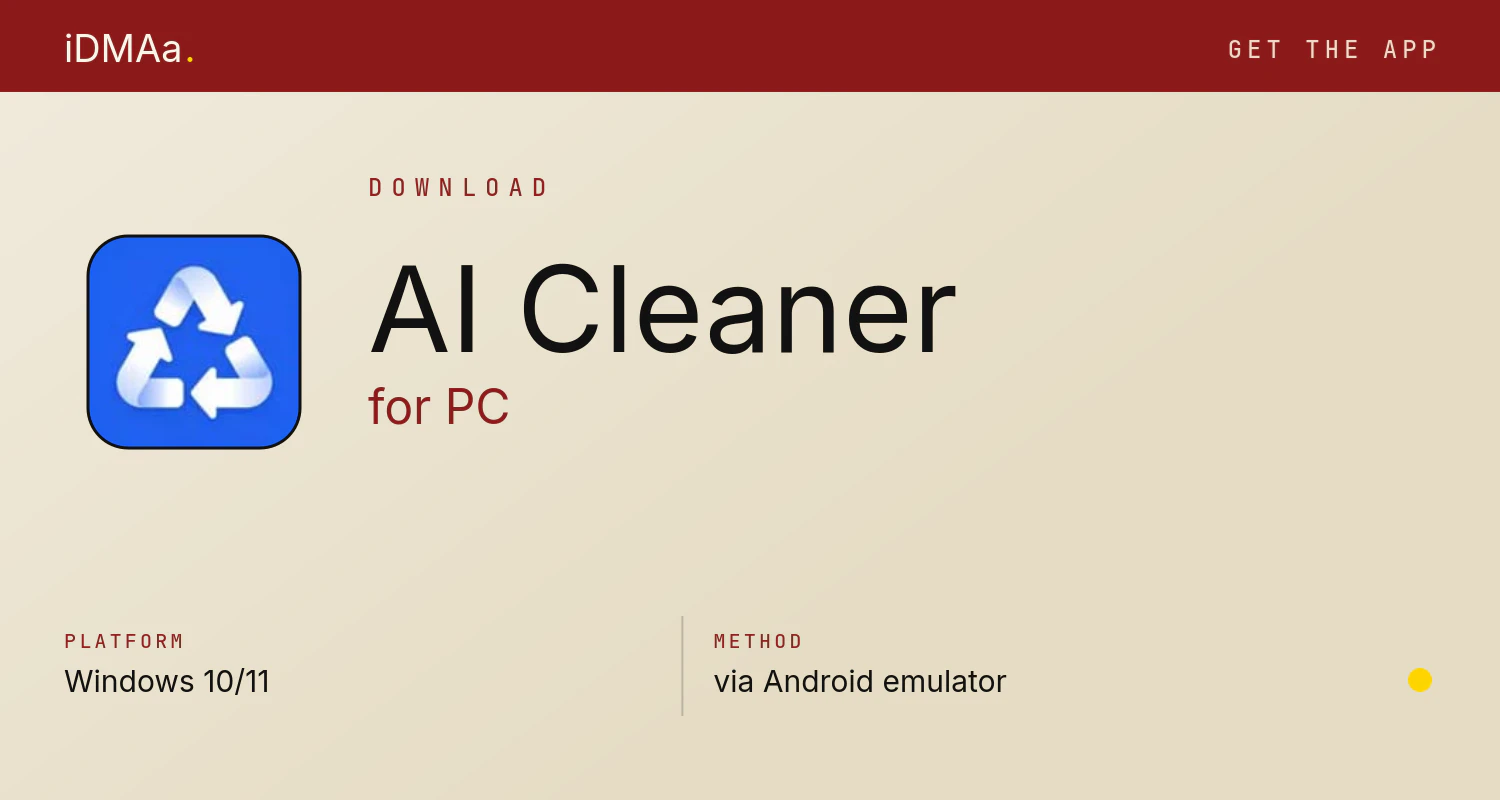 Download AI Cleaner for PC