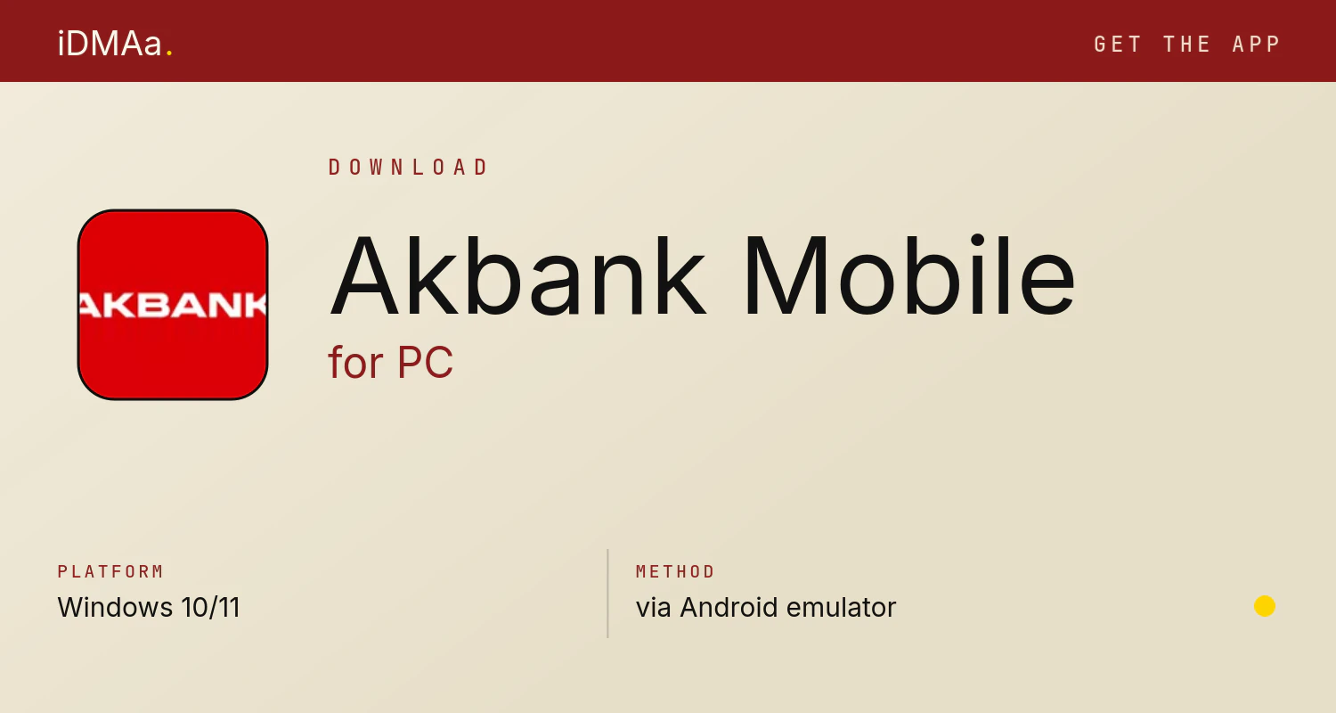 Download Akbank Mobile for PC