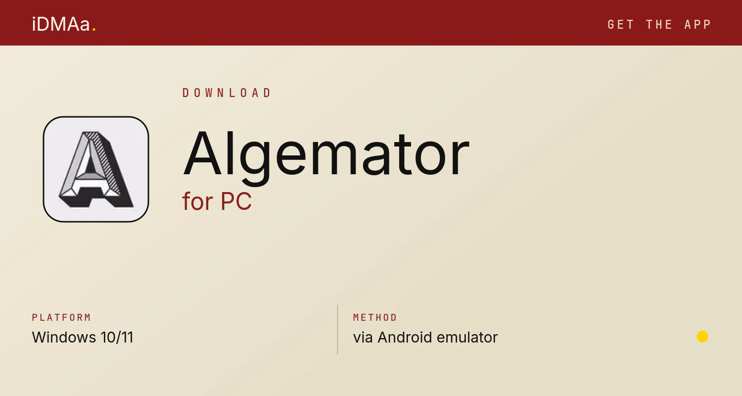 Download Algemator for PC