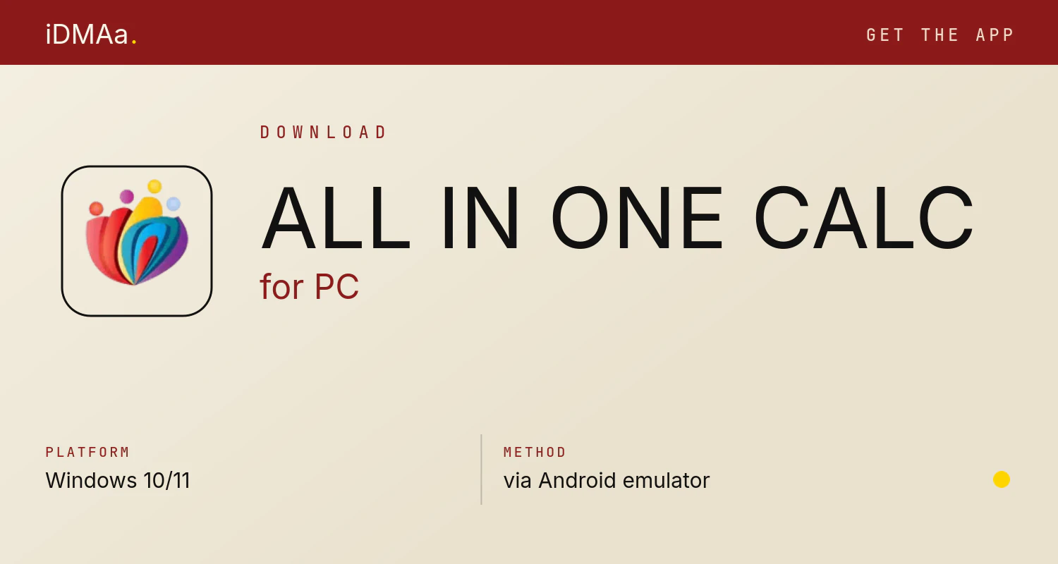 Download ALL IN ONE CALC for PC Download ALL IN ONE CALC for PC