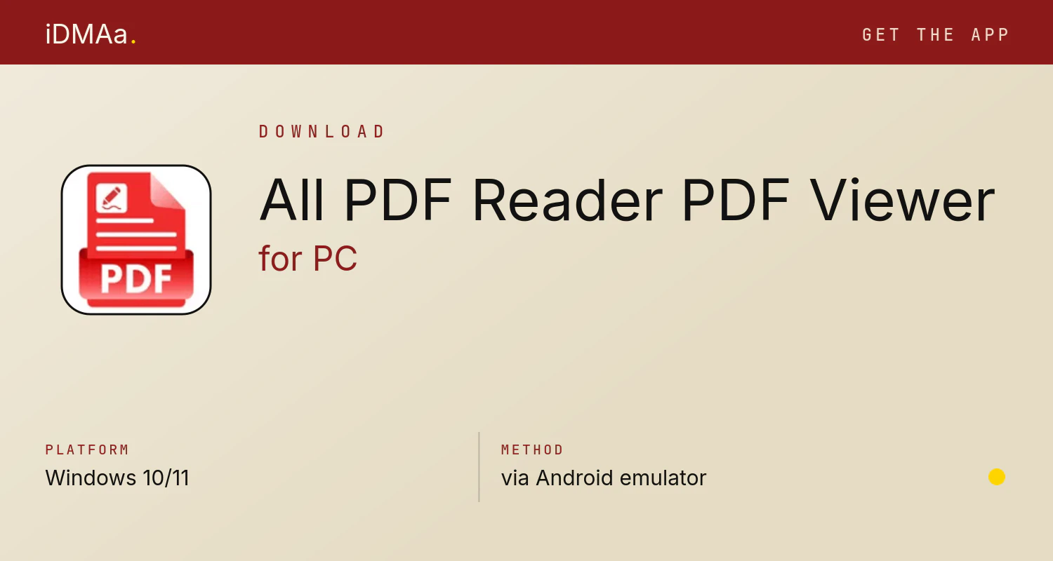 Download All PDF Reader, PDF Viewer for PC