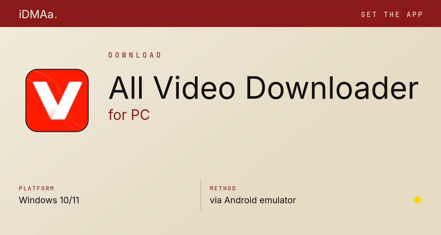 Download All Video Downloader for PC