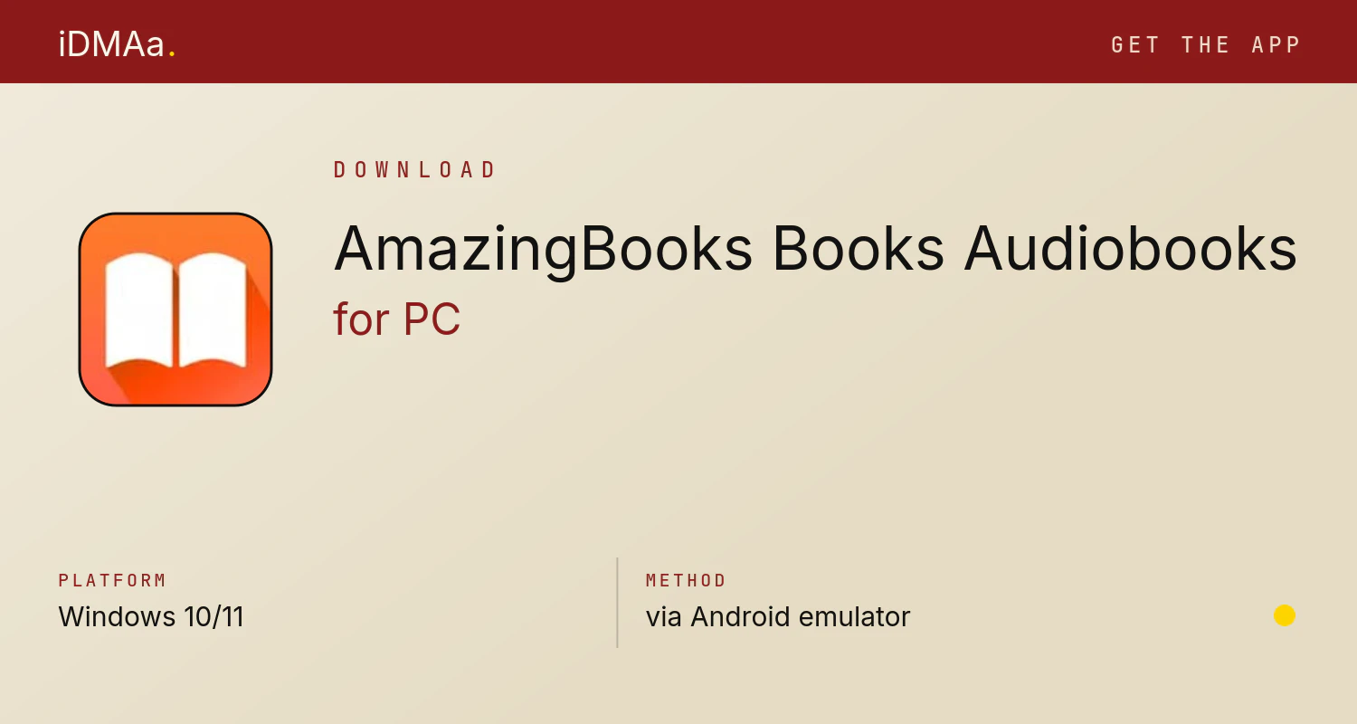 Download AmazingBooks Books Audiobooks for PC