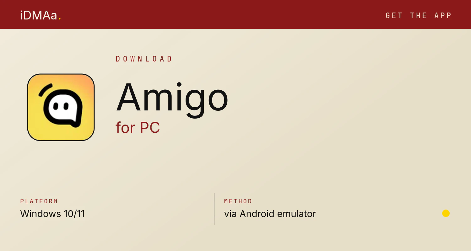 Download Amigo for PC