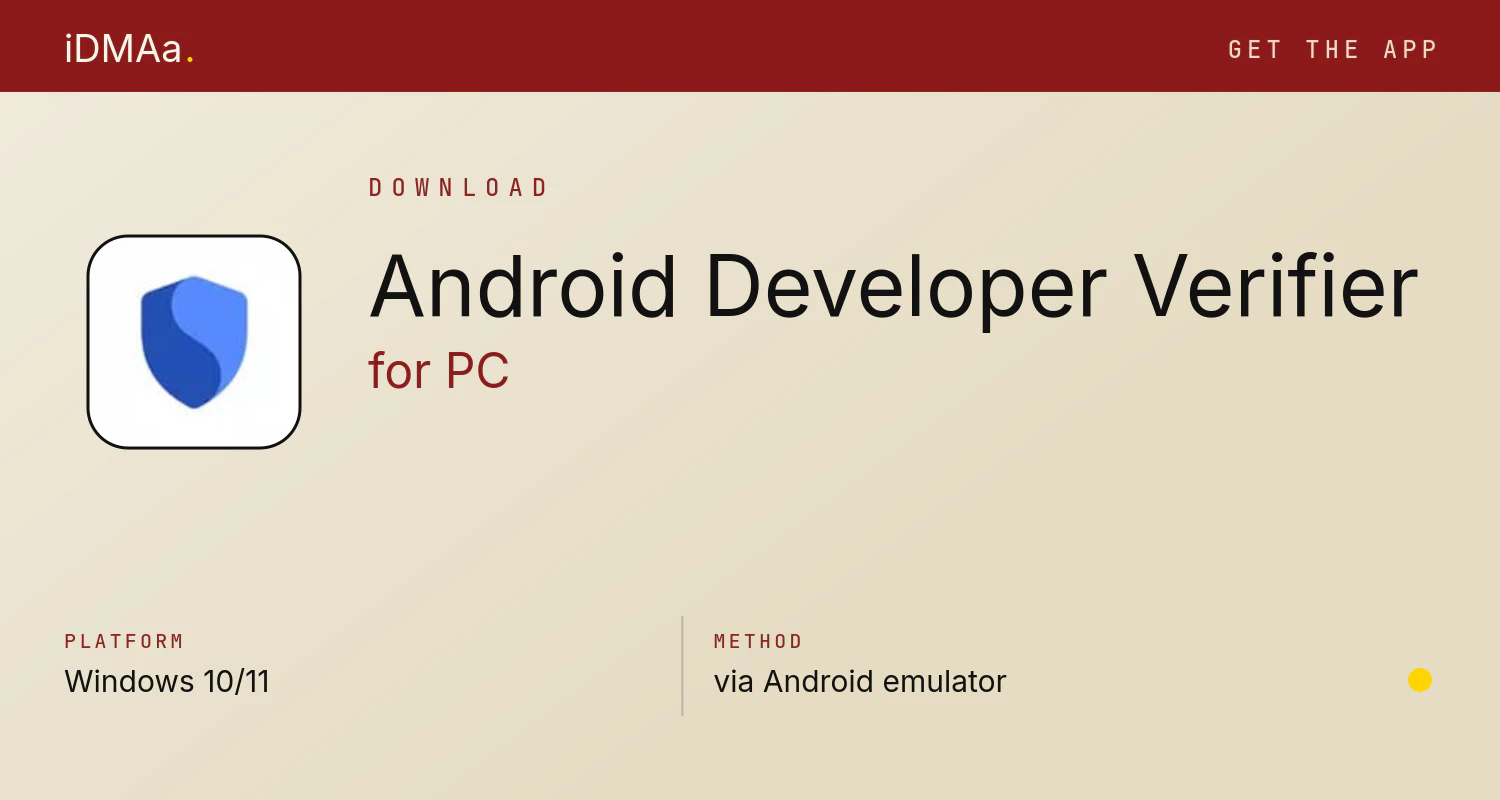Download Android Developer Verifier for PC Download Android Developer Verifier for PC