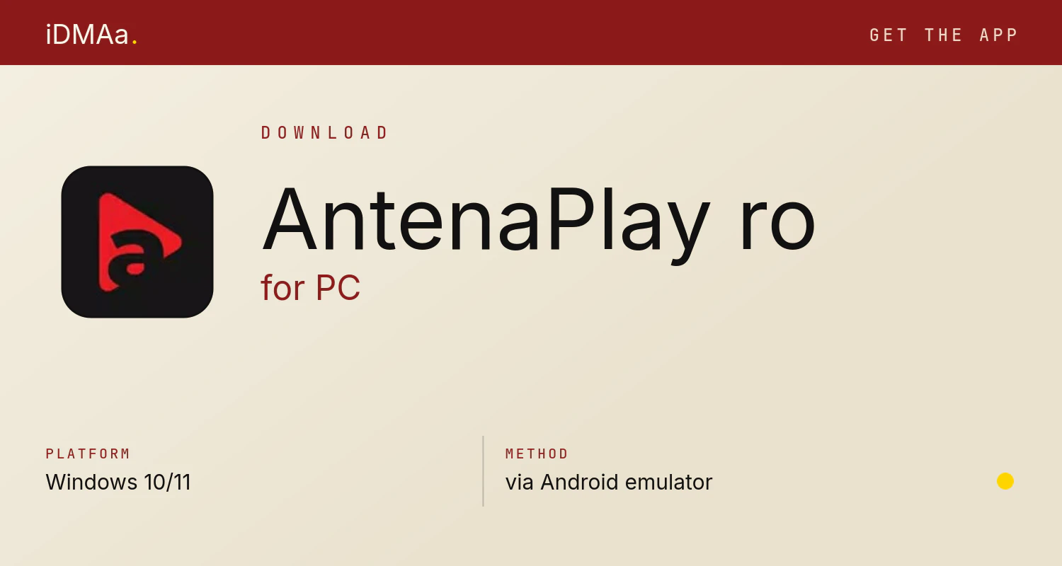 Download AntenaPlay.ro for PC