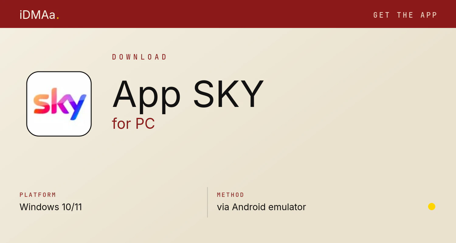 Download App SKY for PC Download App SKY for PC