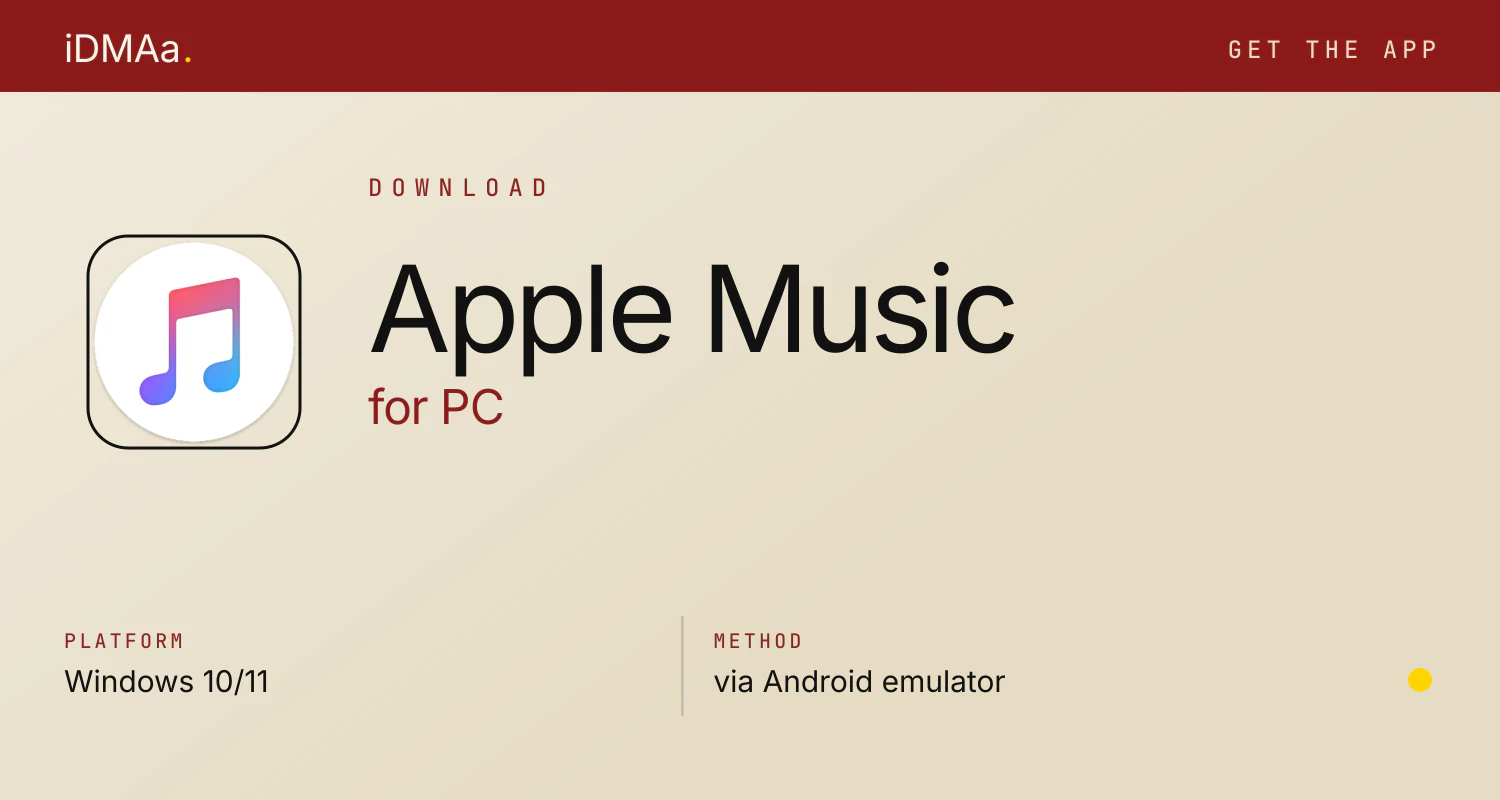 Download Apple Music for PC