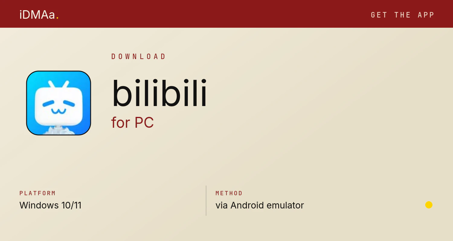 Download bilibili for PC
