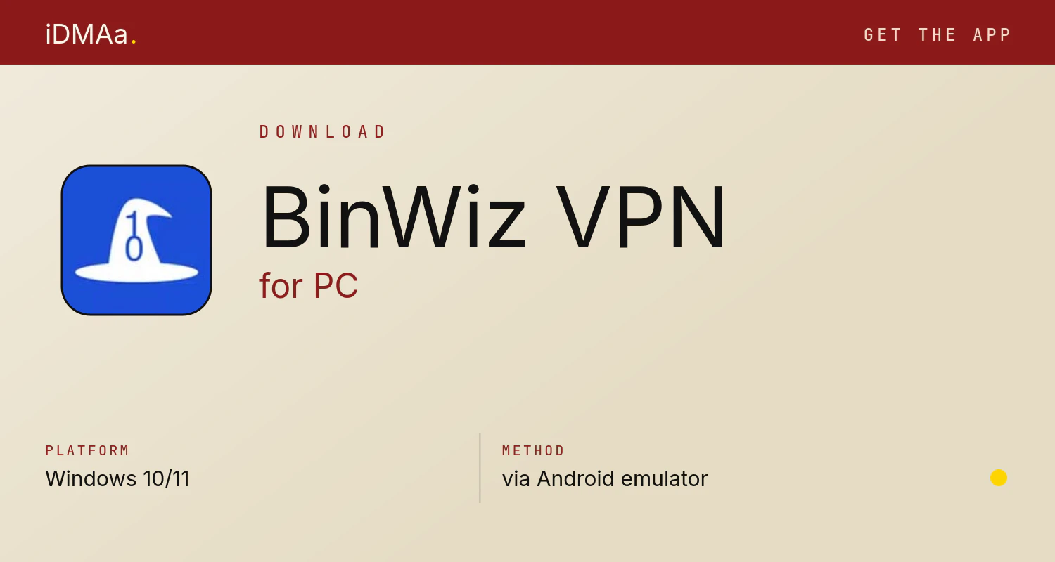 Download BinWiz VPN for PC