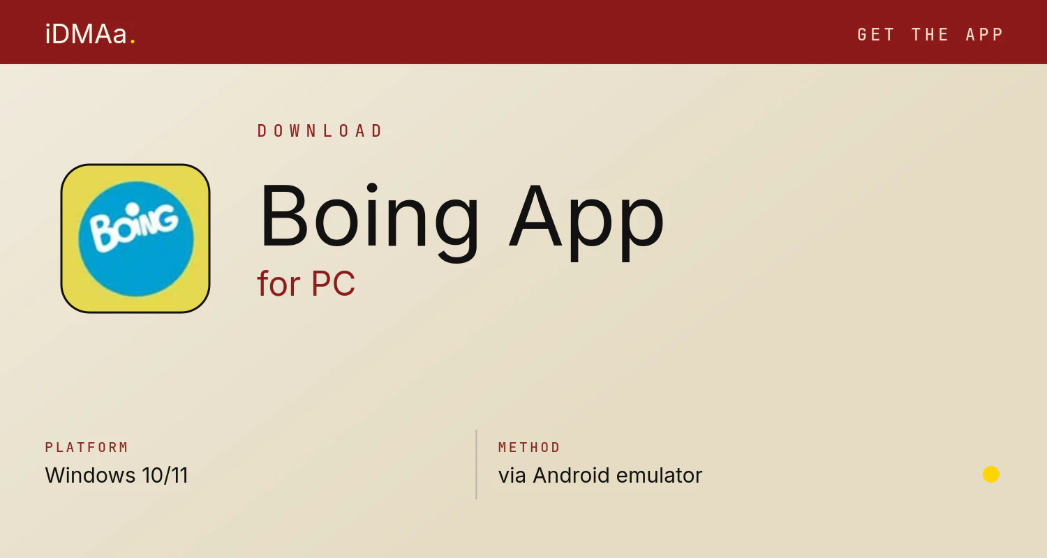 Download Boing App for PC