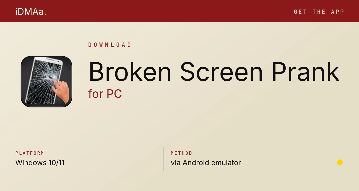 Download Broken Screen Prank for PC