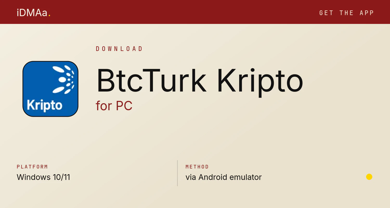 Download BtcTurk | Kripto for PC
