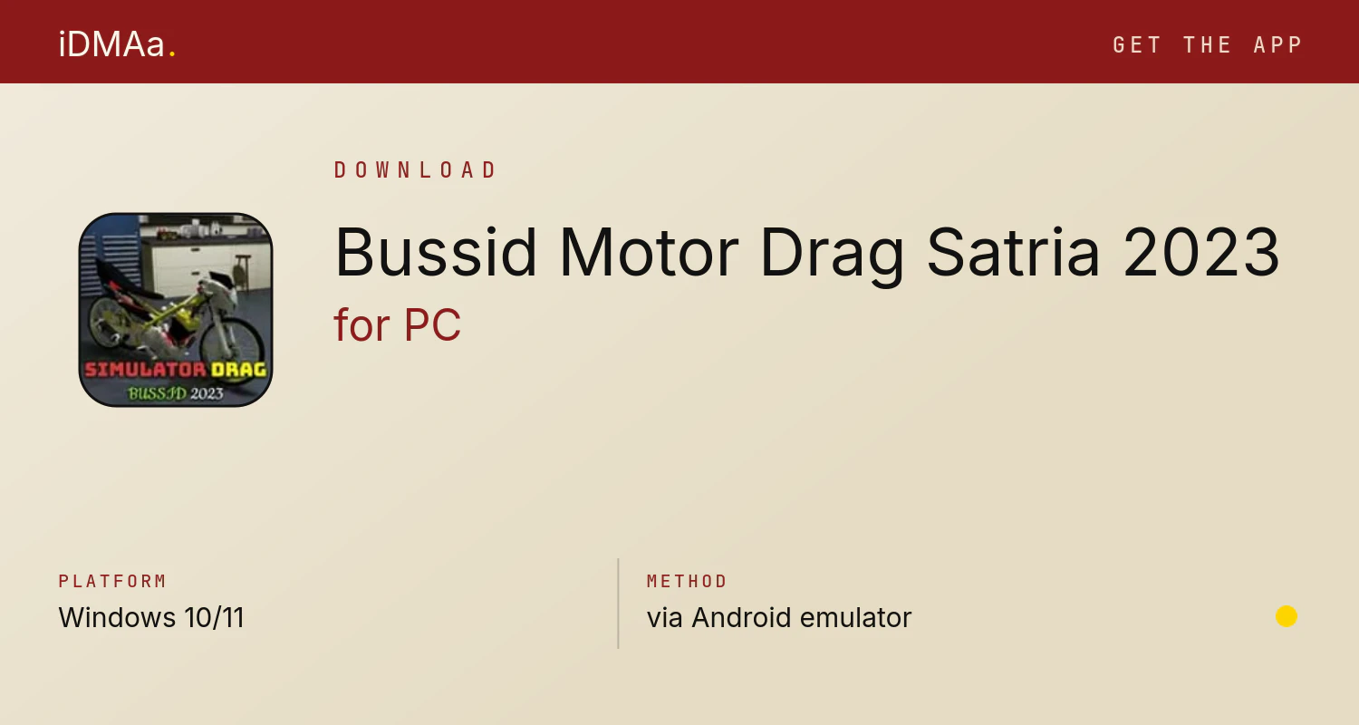 Download Bussid Motor Drag Satria 2023 for PC Download Bussid Motor Drag Satria 2023 for PC