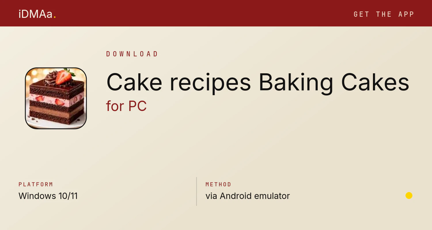 Download Cake recipes - Baking Cakes for PC Download Cake recipes - Baking Cakes for PC
