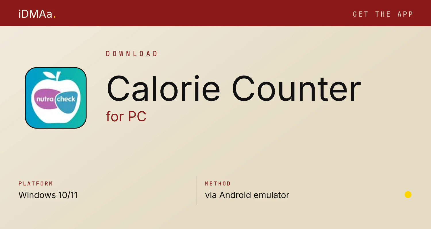 Download Calorie Counter + for PC Download Calorie Counter + for PC