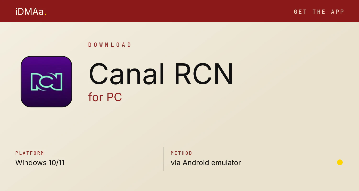 Download Canal RCN for PC