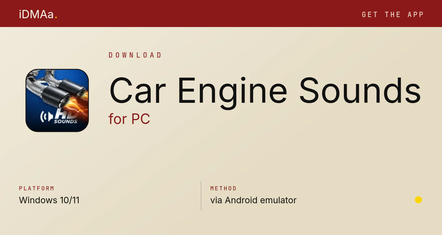 Download Car Engine Sounds for PC