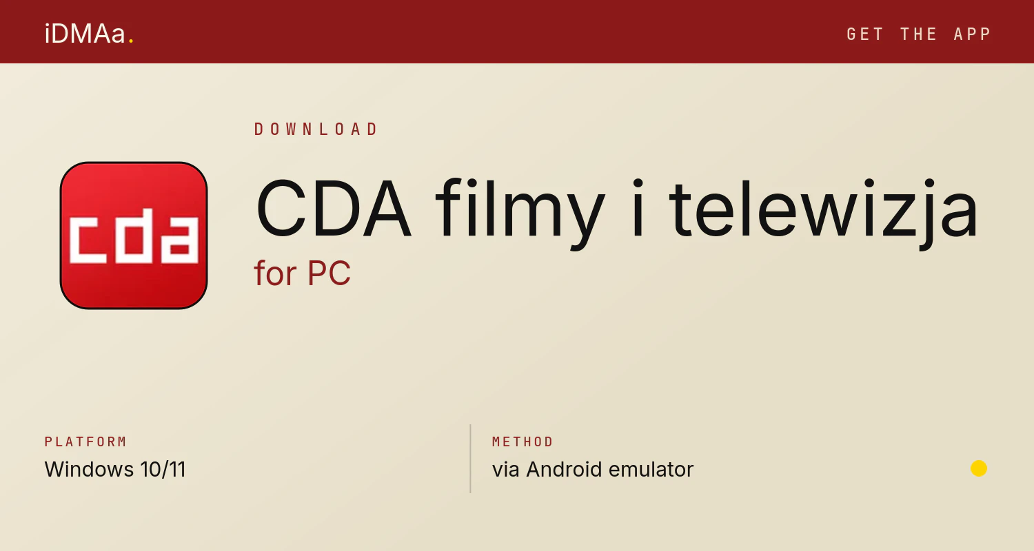 Download CDA - filmy i telewizja for PC
