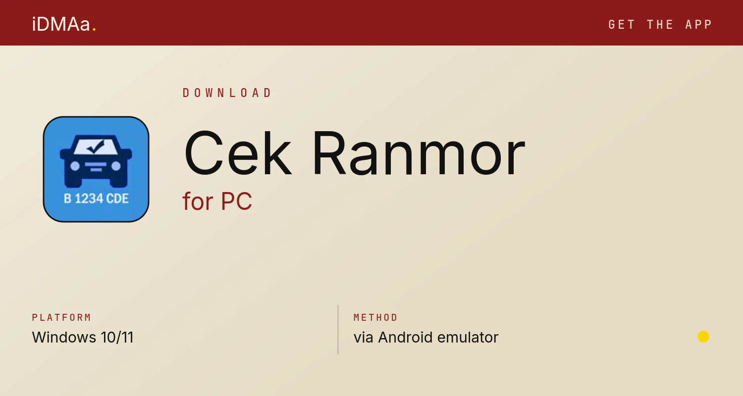 Download Cek Ranmor for PC