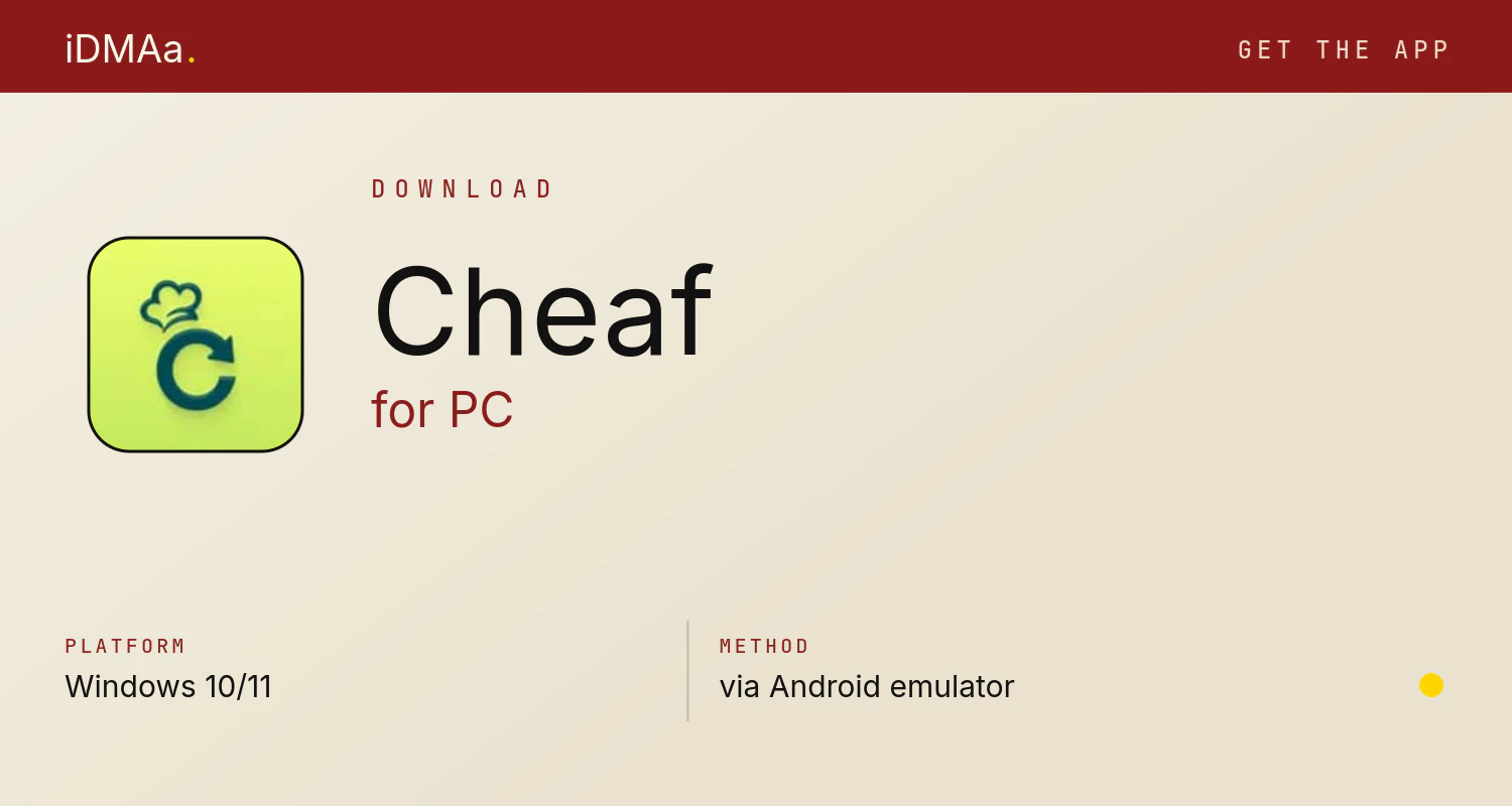 Download Cheaf for PC Download Cheaf for PC