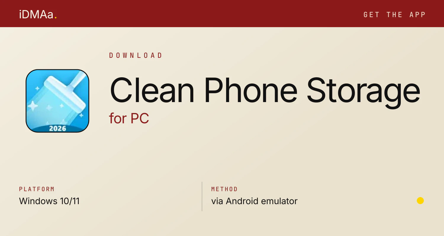 Download Clean Phone Storage for PC