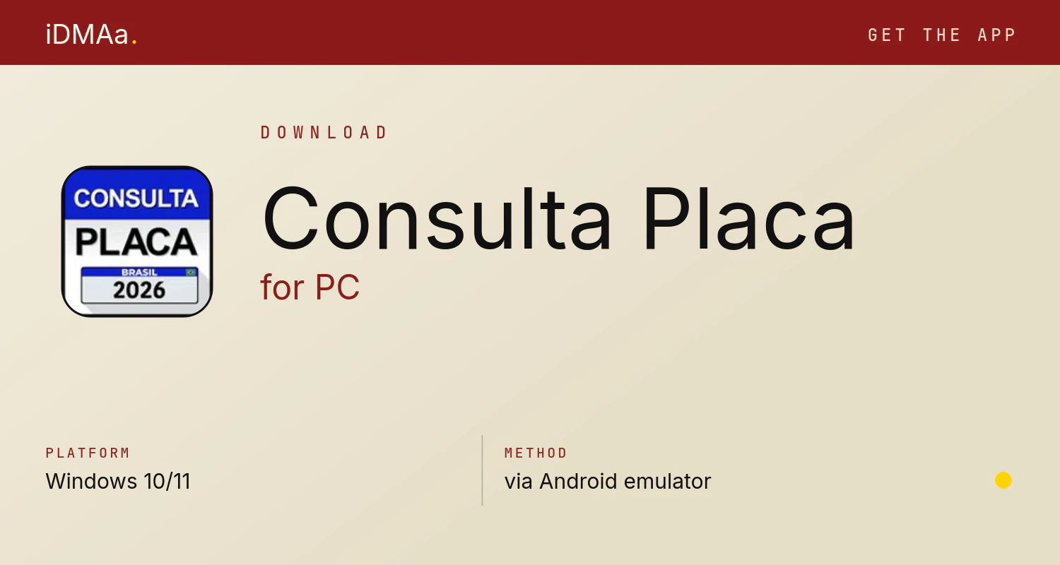 Download Consulta Placa for PC Download Consulta Placa for PC