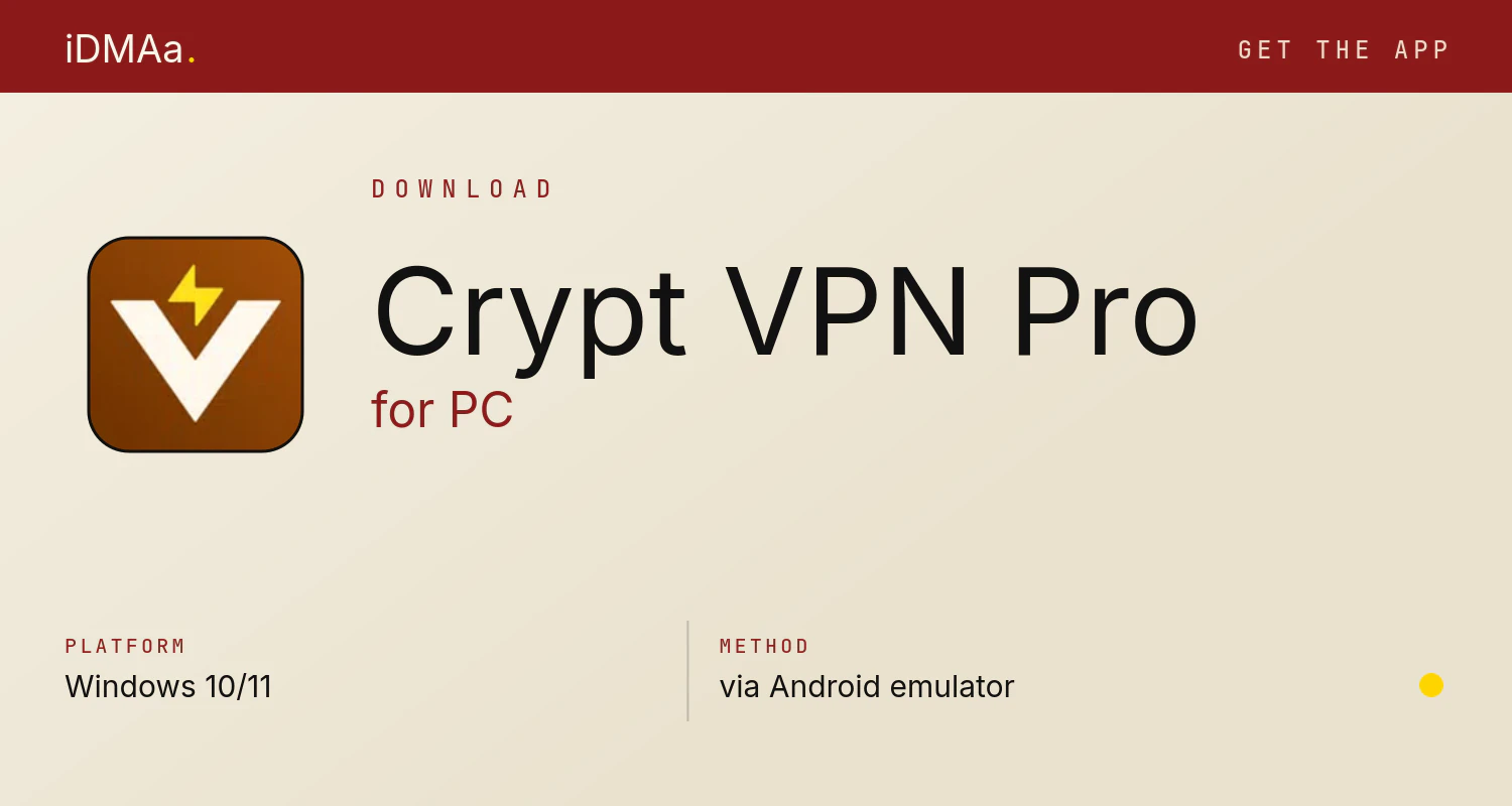 Download Crypt-VPN Pro for PC Download Crypt-VPN Pro for PC