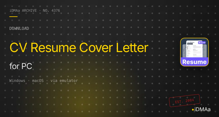 Download CV & Resume - Cover Letter for PC Download CV & Resume - Cover Letter for PC