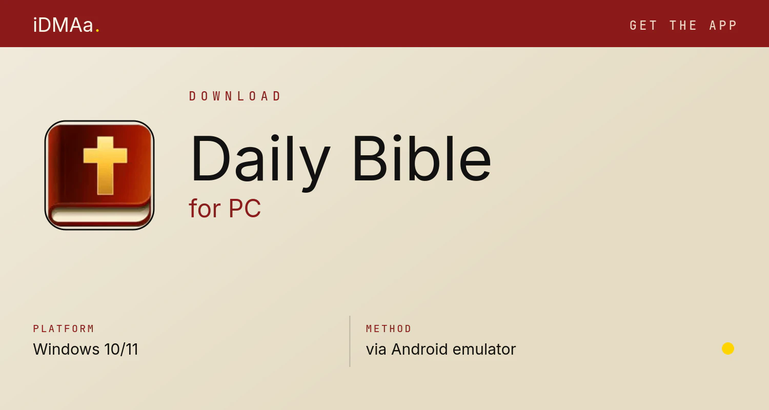 Download Daily Bible for PC Download Daily Bible for PC