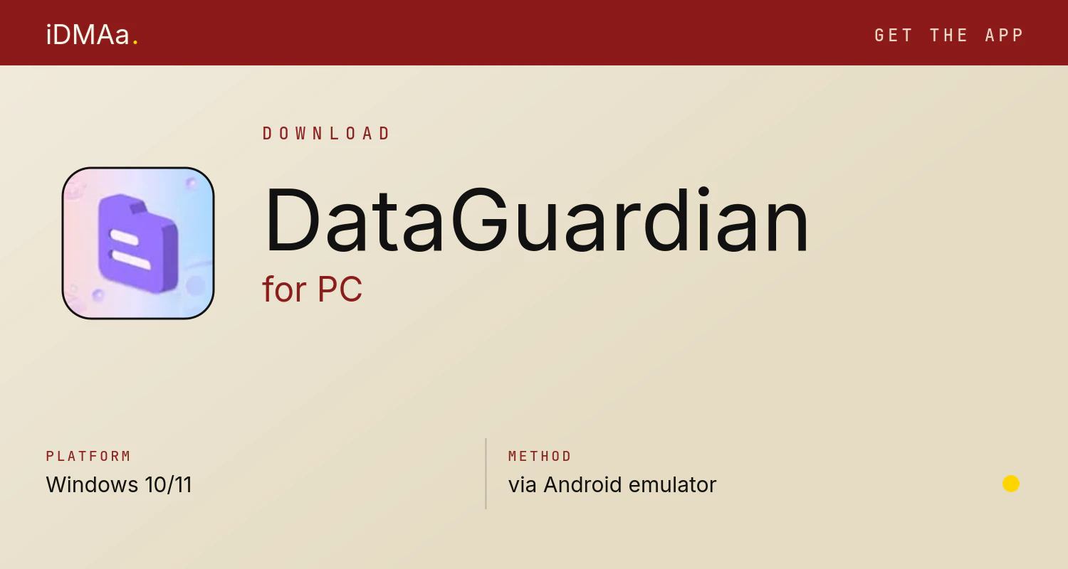Download DataGuardian for PC Download DataGuardian for PC
