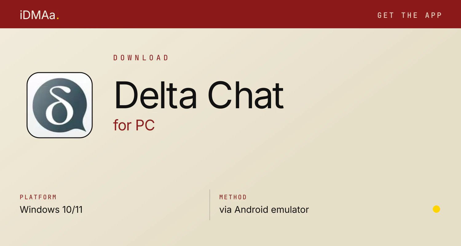 Download Delta Chat for PC Download Delta Chat for PC