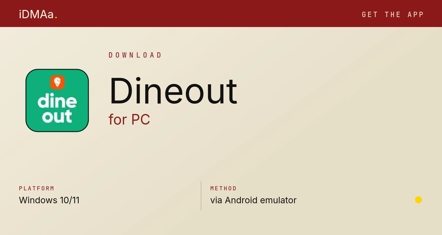 Download Dineout for PC