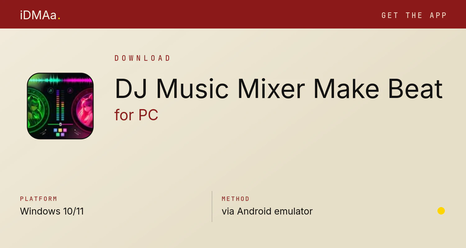 Download DJ Music Mixer: Make Beat for PC