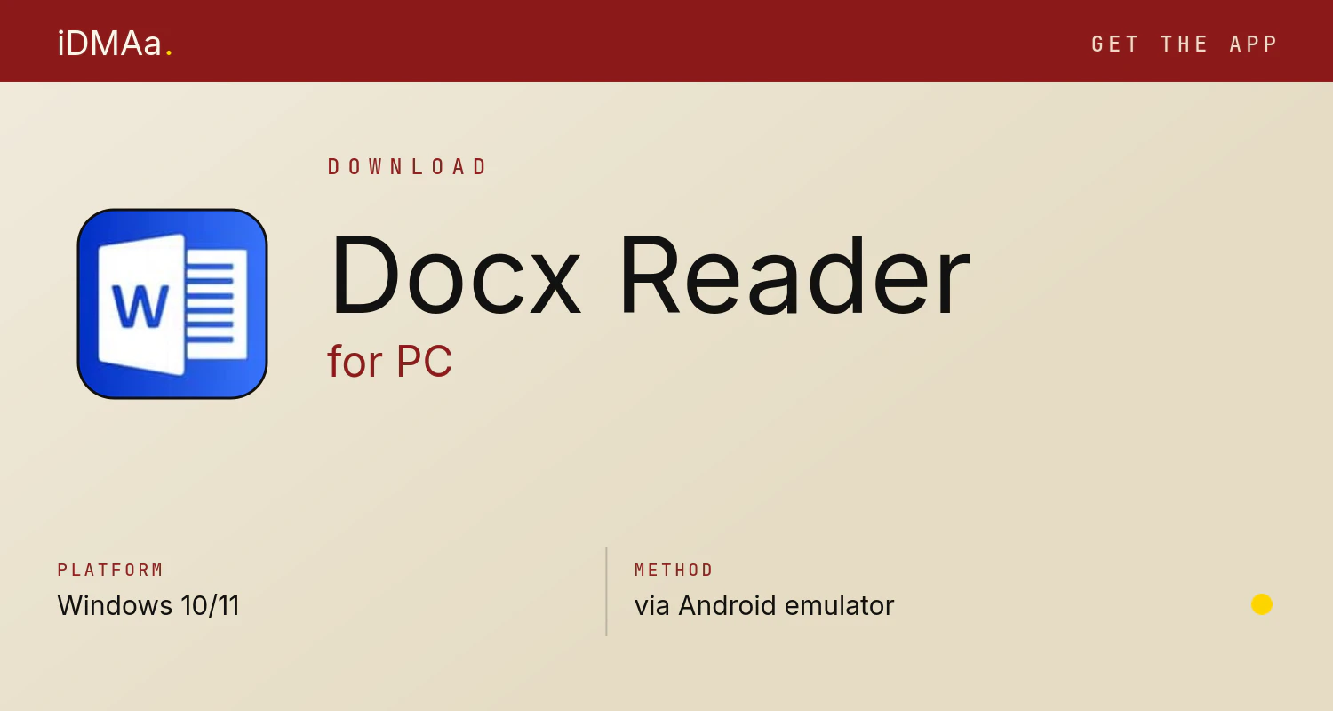 Download Docx Reader for PC Download Docx Reader for PC