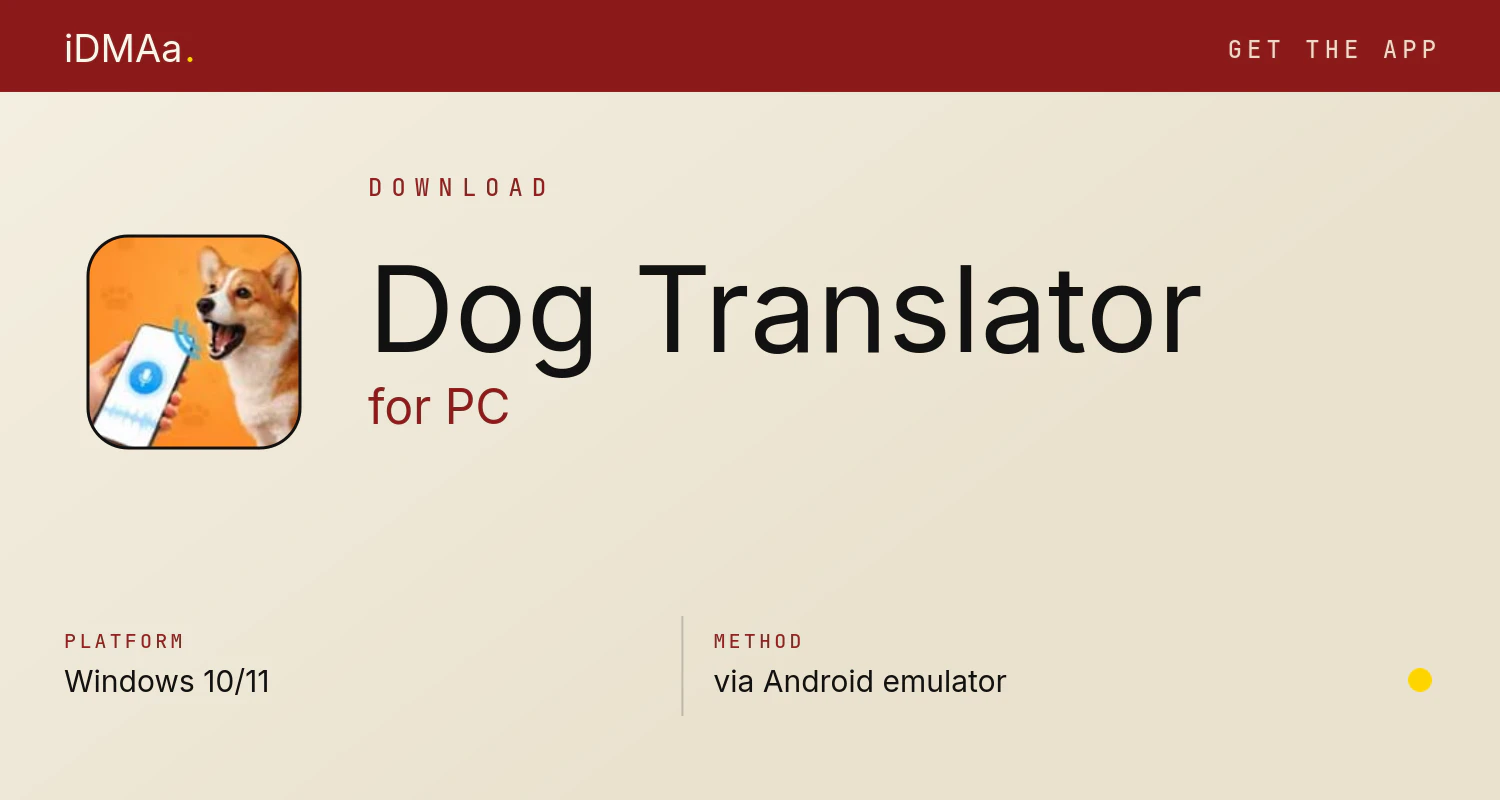 Download Dog Translator for PC Download Dog Translator for PC