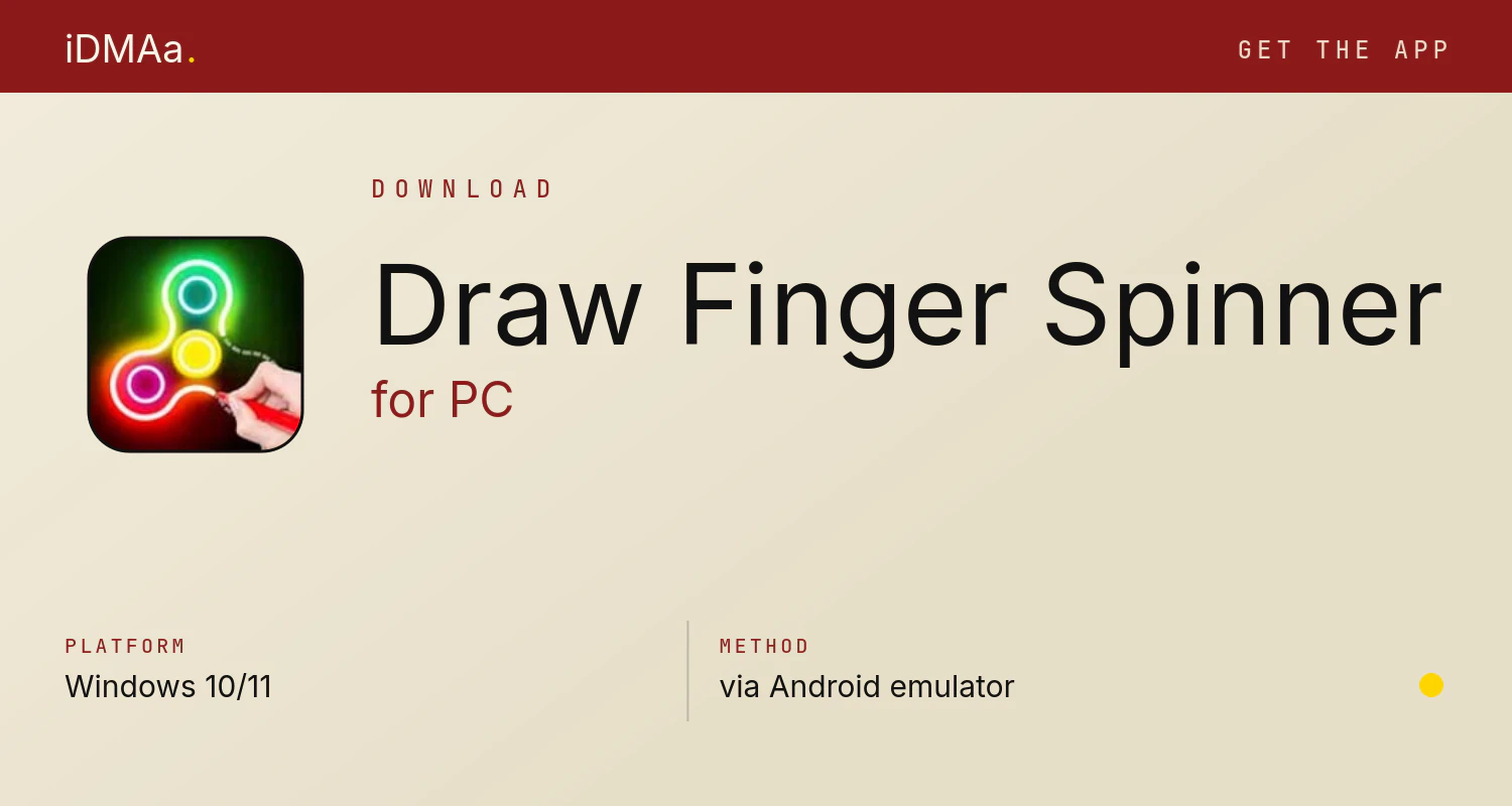Download Draw Finger Spinner for PC Download Draw Finger Spinner for PC