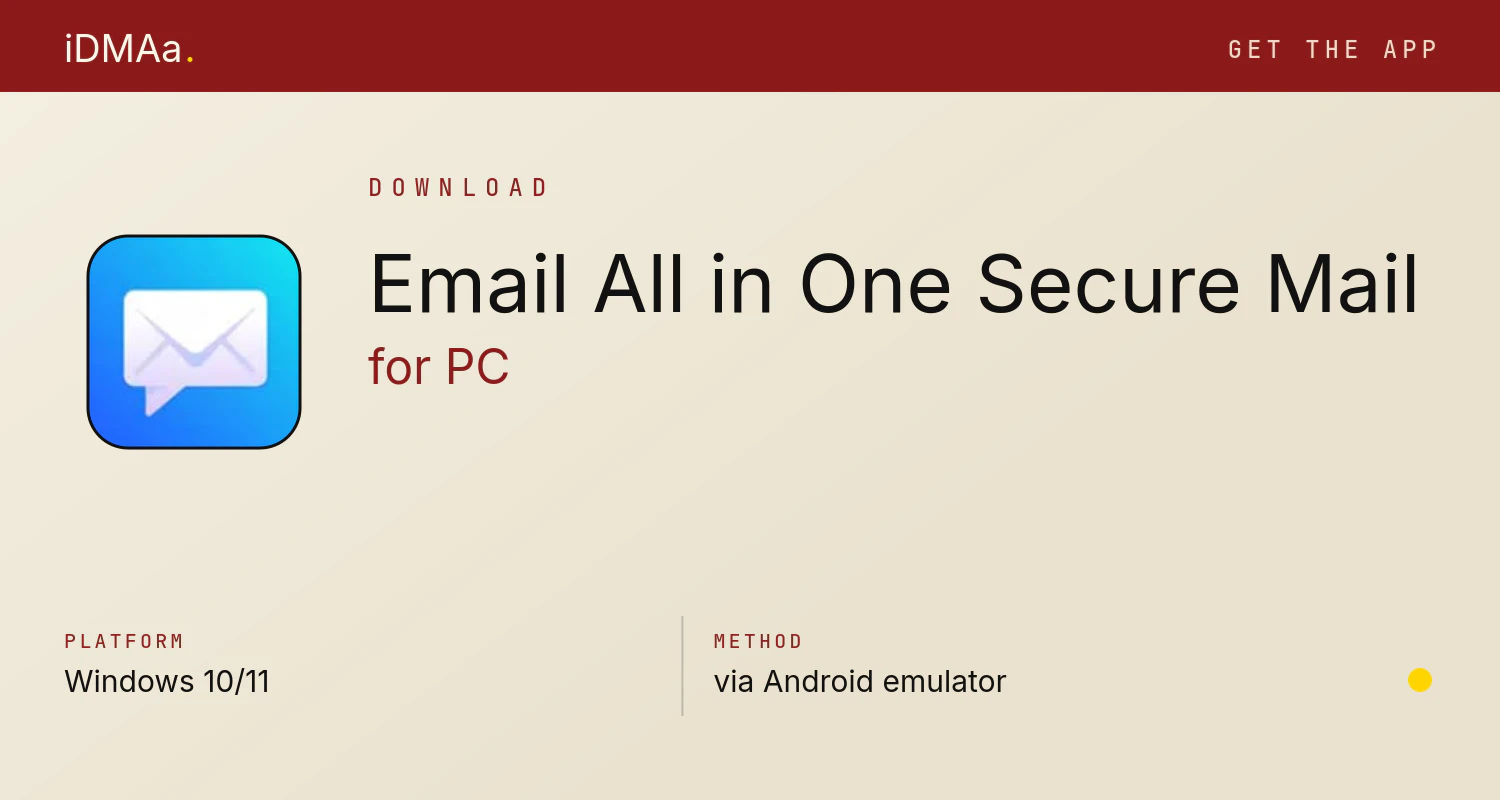 Download Email All in One, Secure Mail for PC Download Email All in One, Secure Mail for PC
