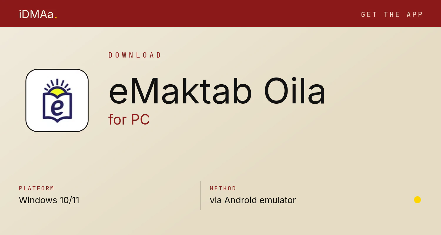 Download eMaktab.Oila for PC