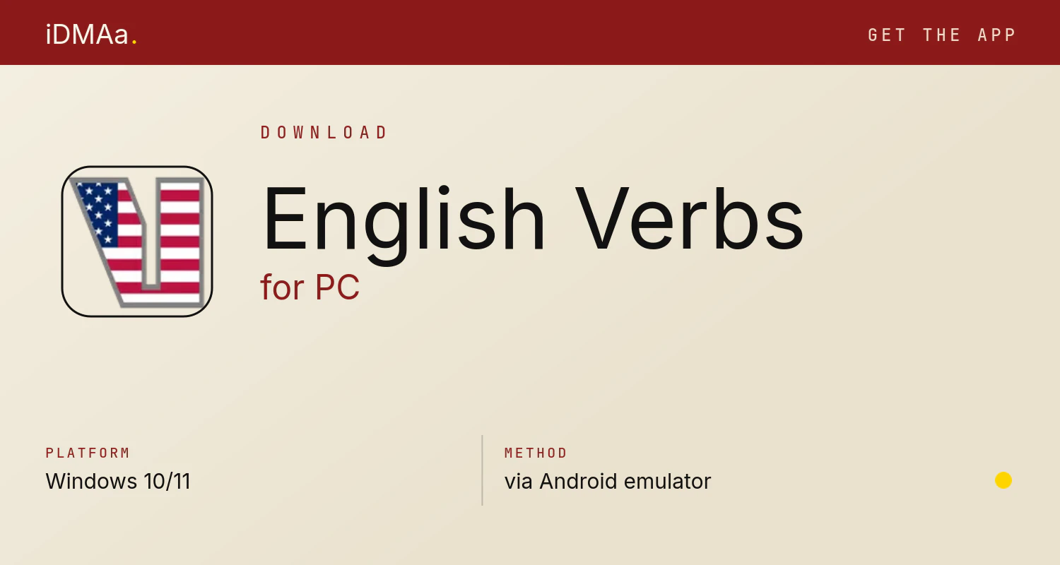 Download English Verbs for PC Download English Verbs for PC
