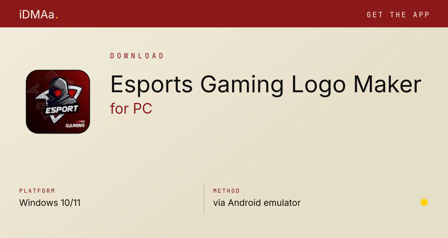 Download Esports Gaming Logo Maker for PC