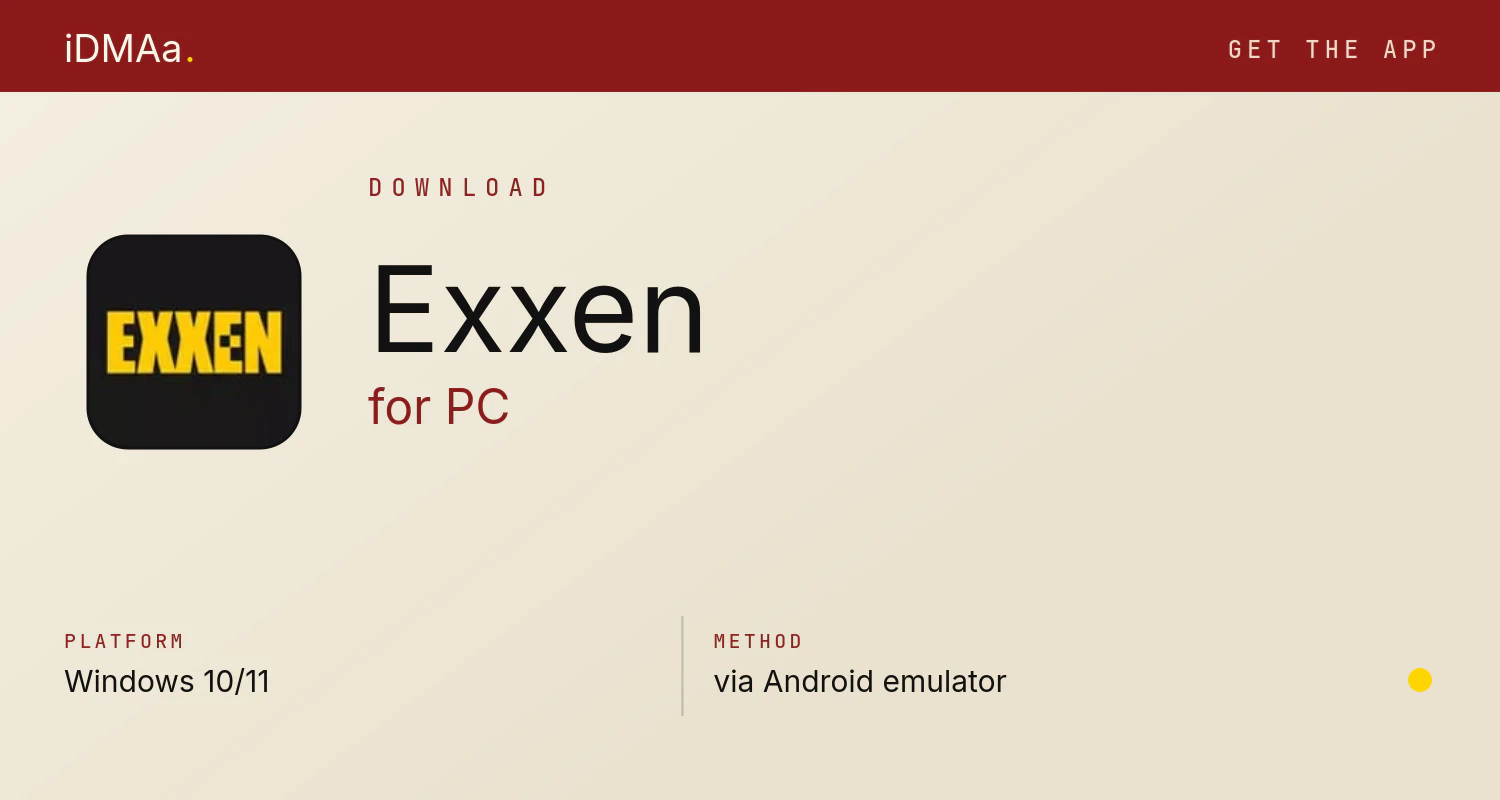Download Exxen for PC Download Exxen for PC