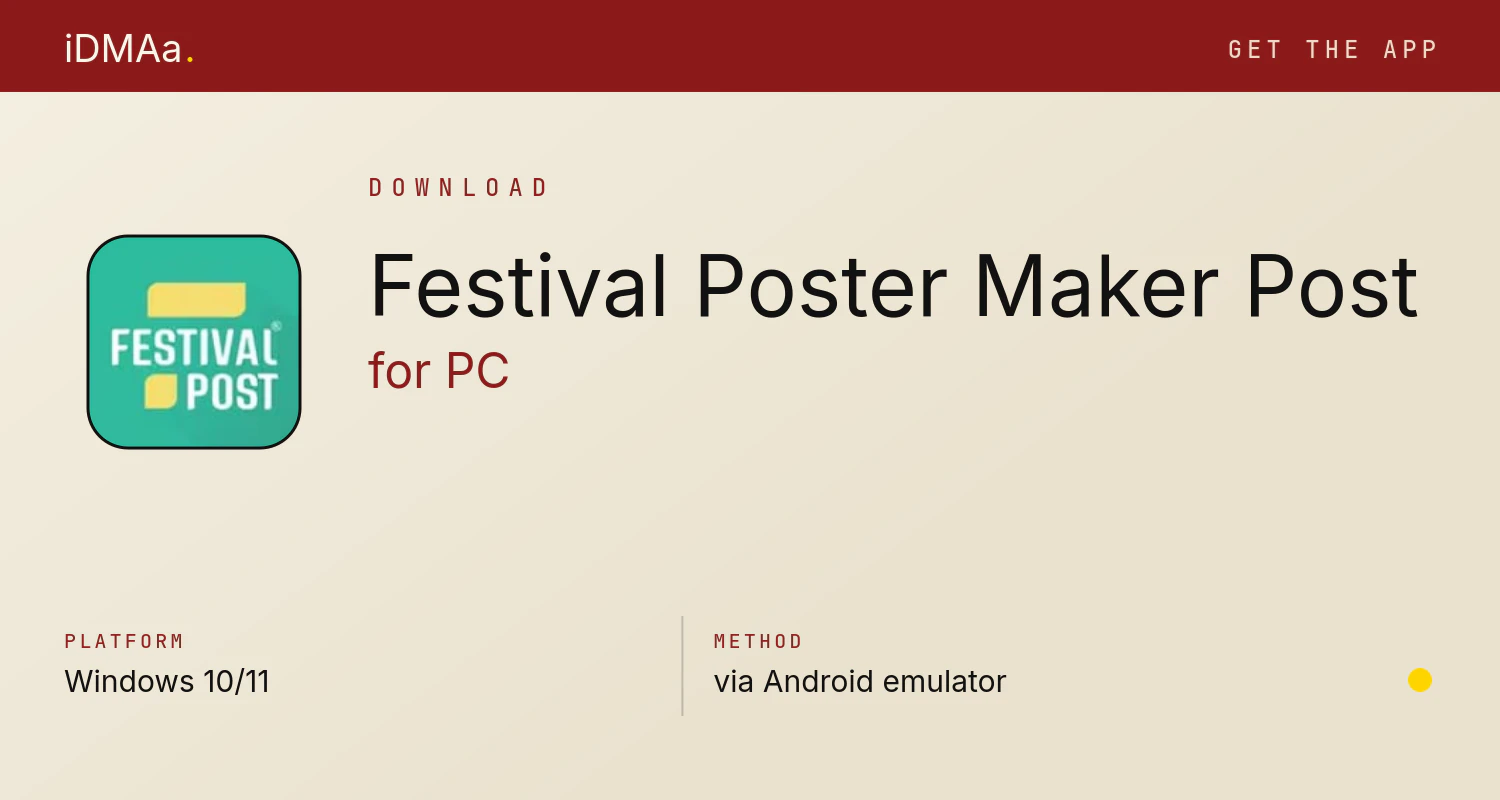 Download Festival Poster Maker & Post for PC Download Festival Poster Maker & Post for PC