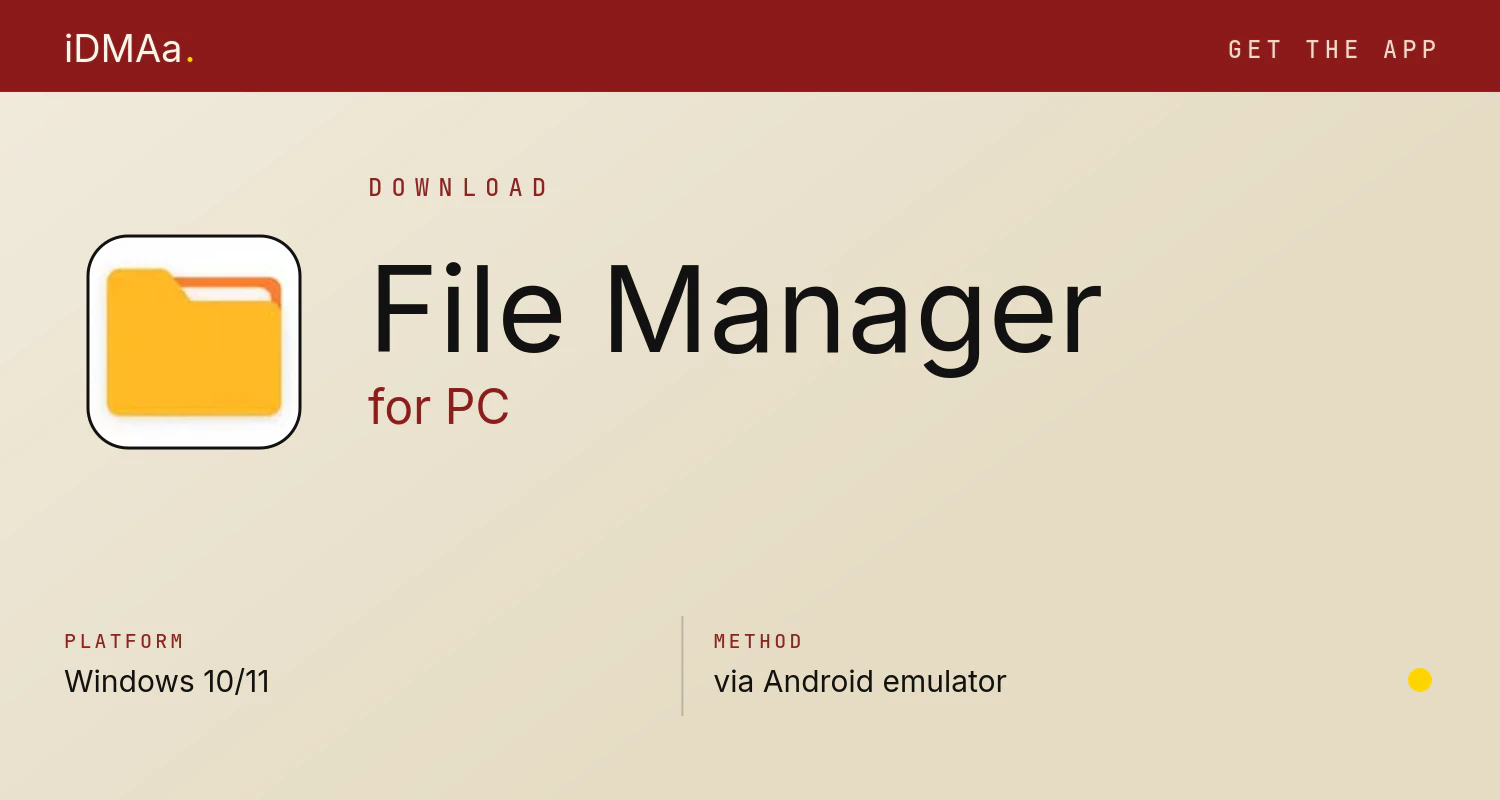Download File Manager for PC