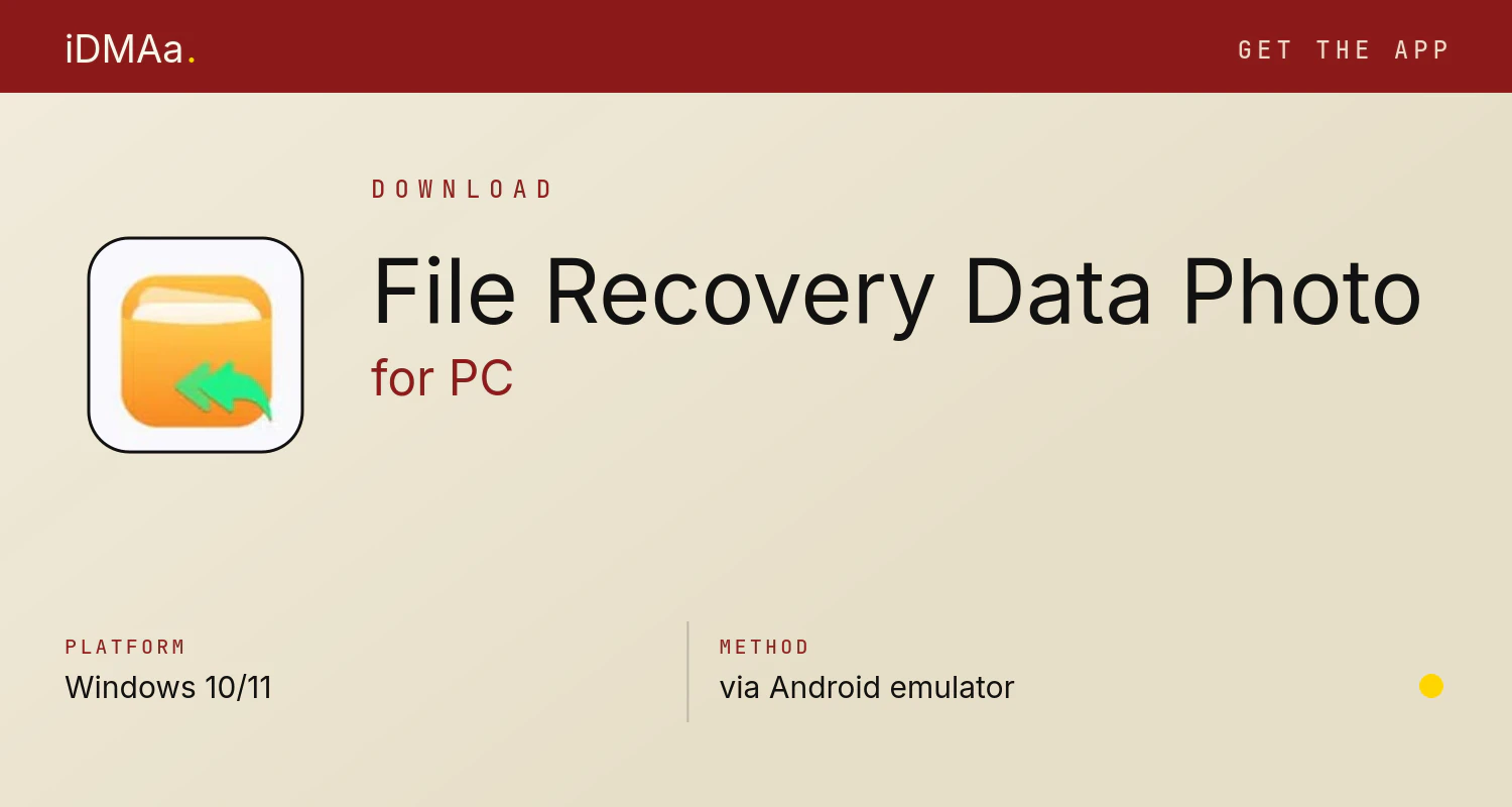 Download File Recovery - Data & Photo for PC