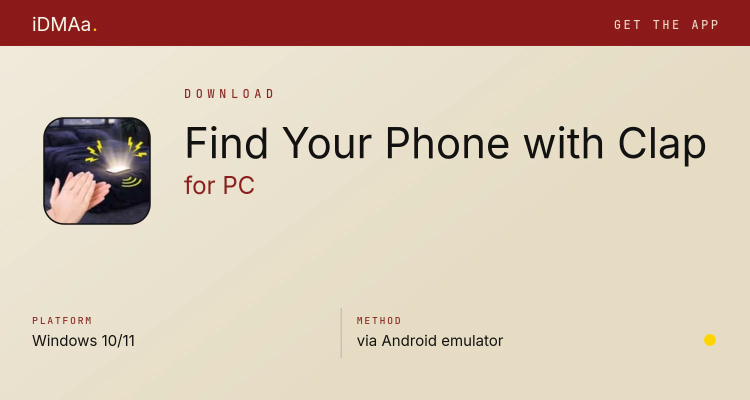 Download Find Your Phone with Clap for PC Download Find Your Phone with Clap for PC
